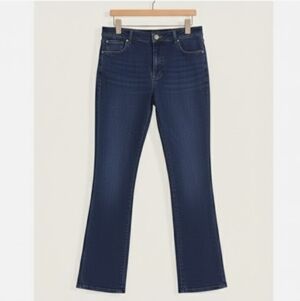 Penningtons Bootcut Flare DC Jeans Dark Wash Stretchy High Waisted Rise Size 16